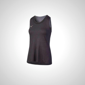 Black Mizuno Alpha Women's Tank Top | 06781-KDRU