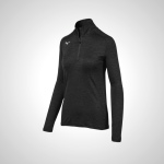 Black Mizuno Alpha ½ Zip Women's Pullover | 56218-YVSD