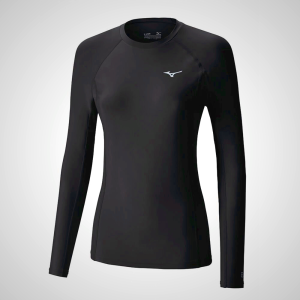 Black Mizuno Bio Gear LS Women's Tops | 48563-TXDE