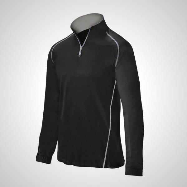 Black Mizuno Comp 1/4 Zip Batting Men's Jacket | 05914-ACJL
