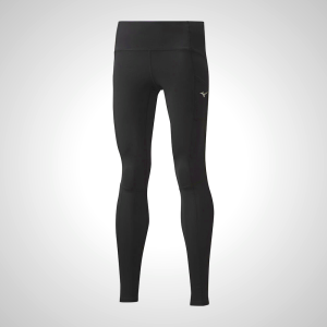 Black Mizuno Core Long Women's Tights | 69042-WUQX