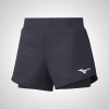 Black Mizuno Flex Women's Shorts 72910-HDMW
