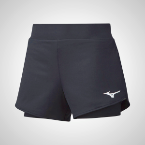 Black Mizuno Flex Women's Shorts 72910-HDMW