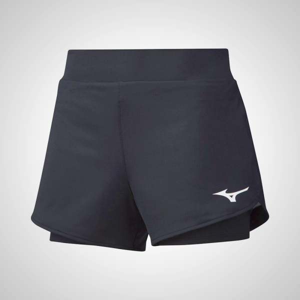 Black Mizuno Flex Women's Shorts 72910-HDMW