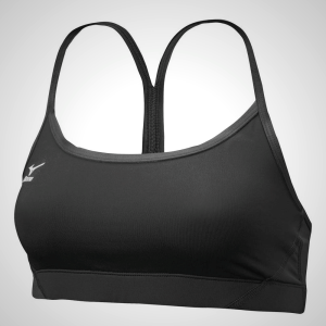 Black Mizuno Hybrid Volleyball Women's Run Bras | 80276-ZRKL