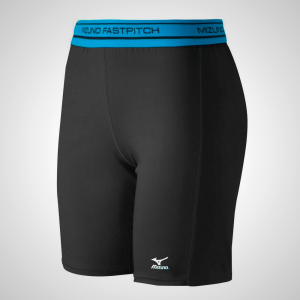 Black Mizuno Low Rise Compression Sliding Women's Shorts | 92615-HEIT
