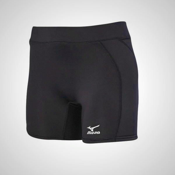 Black Mizuno Low Rise Padded Sliding Women's Shorts | 30458-HRSA