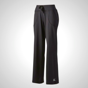 Black Mizuno Straight Long Women's Pants | 82941-DJTH
