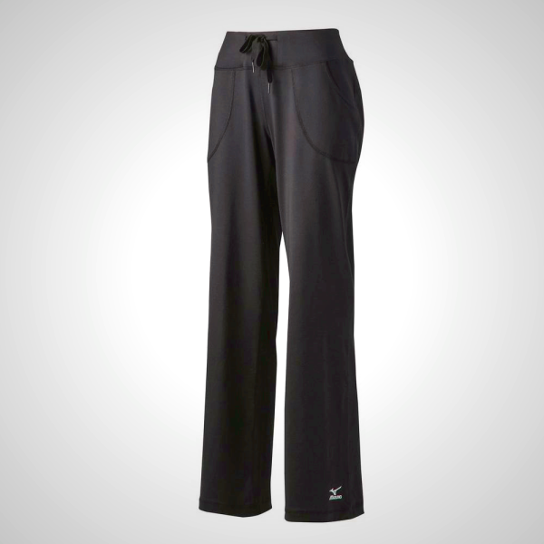 Black Mizuno Straight Long Women's Pants | 82941-DJTH
