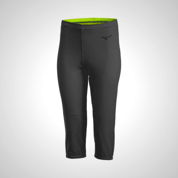 Black Mizuno Stretch Softball Unbelted Women's Pants | 46807-VQJE