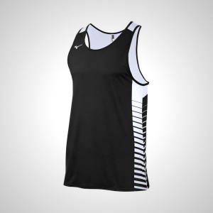 Black Mizuno Team Men's Tank Top 36908-NYHQ