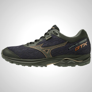 Black Mizuno WAVE RIDER GTX Women's Trail Running Shoes | 42137-LCUR