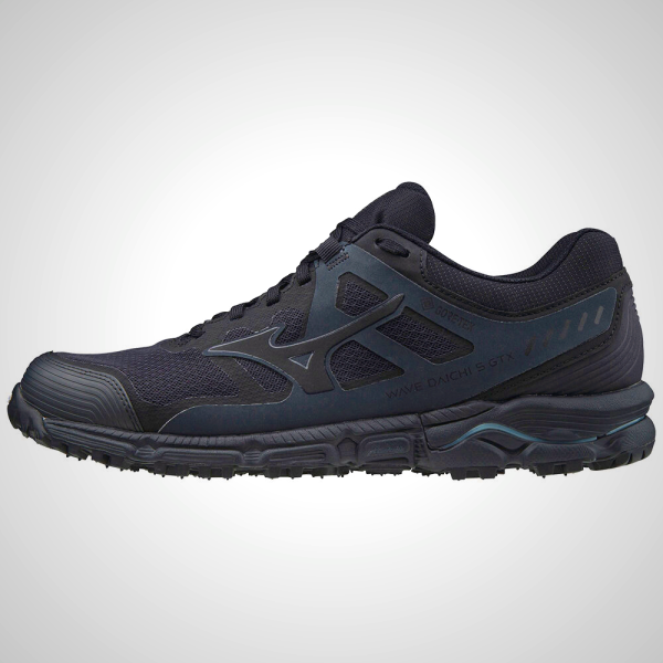 Black Mizuno Wave Daichi 5 GTX Men's Trail Running Shoes | 05134-RWPX