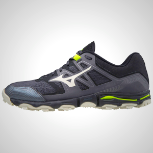Black Mizuno Wave Hayate 6 Men's Trail Running Shoes | 09186-MIHL
