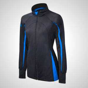 Black/Royal Mizuno Elite 9 Focus Full-Zip Women's Jacket | 42506-IANR