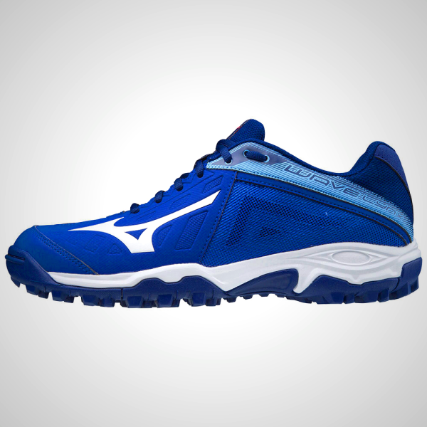 Mizuno Wave Lynx Women's Hockey Shoes Black/White/Blue 45980-LCJR