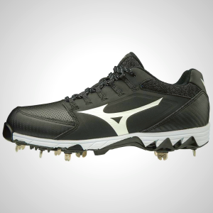 Mizuno 9-Spike Swift 6 Low Metal Softball Cleats Black/White | 53196-XMHW