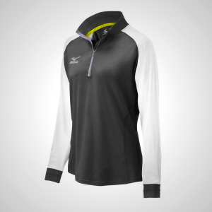 Mizuno Elite 9 Prime 1/2 Zip Jacket Black/White | 25740-RLHU