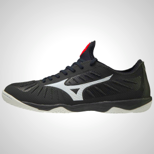 Mizuno Rebula Sala Elite Indoor Soccer Shoes for Women - Black/White