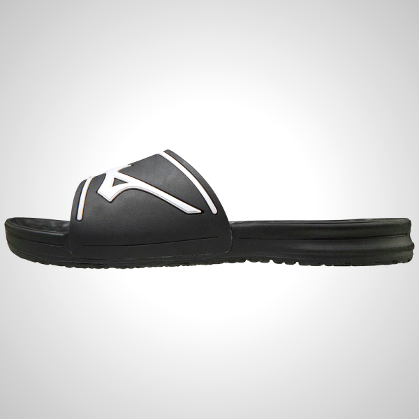 Mizuno Relax Slide 2 Men's Black/White Slides | 02159-HPKD