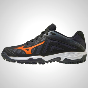 Mizuno Wave Lynx Men's Hockey Shoes Black/White | 97204-CTQA