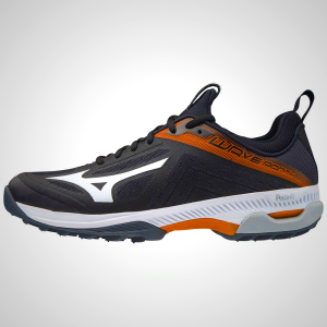 Mizuno Wave Panthera Women's Hockey Shoes Black/White | 45021-VRZY