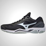 Mizuno Wave Stealth V Women's Handball Shoes Black/White 60123-UPIQ