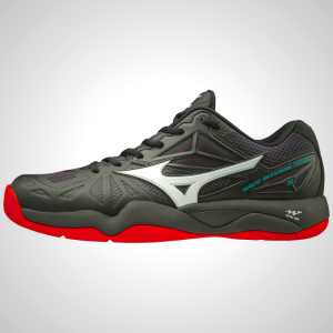 Mizuno WAVE INTENSE TOUR 5 AC Men's Tennis Shoes Black/White/Pink | 80623-SDKT