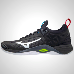 Mizuno Wave Momentum Women's Volleyball Shoes Black/White/Yellow | 93851-AQMH