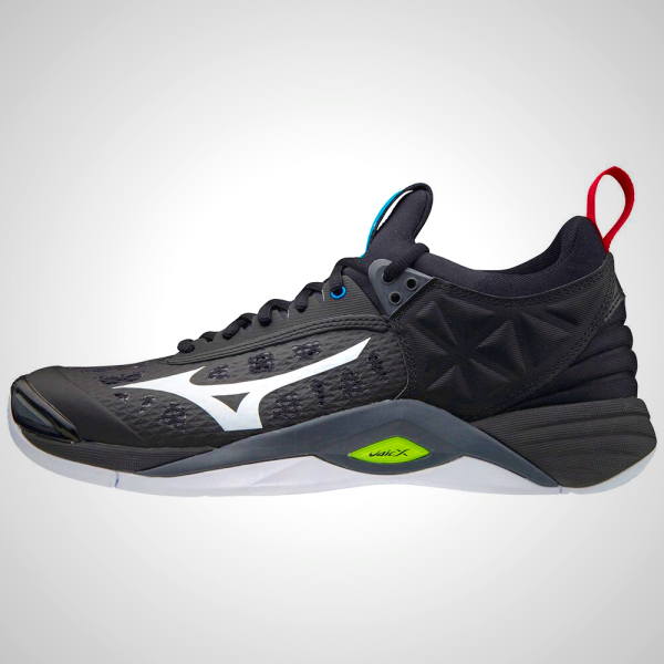 Mizuno Wave Momentum Women's Volleyball Shoes Black/White/Yellow | 93851-AQMH