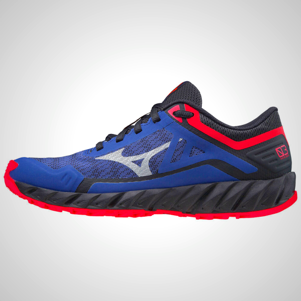 Mizuno Wave Ibuki 3 Women's Trail Running Shoes Blue/Black/Pink 03274-YDNX