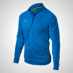 Blue Mizuno 1/2 Zip Fleece Men's Pullover | 31042-YWVA