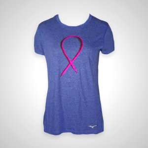 Blue Mizuno BCRF Inspire Women's T-Shirt | 67483-DXZV