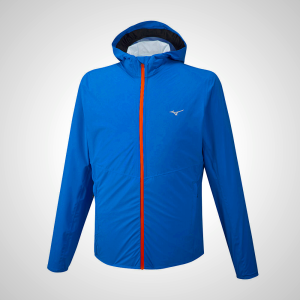 Blue Mizuno Waterproof 20K ER Running Jacket for Men | 34572-BXVR