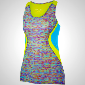 Mizuno Aero Running Women's Tank Top Blue Turquoise 74295-YWPR