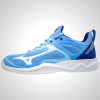 Blue/White Mizuno Ghost Shadow Women's Handball Shoes | 80579-ELUY