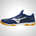 Mizuno Rebula Sala Elite Indoor Soccer Shoes for Women - Blue/White