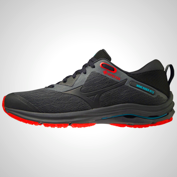 Dark Grey/Black Mizuno Wave Rider GTX 2 Women's Trail Running Shoes | 47981-OMBJ