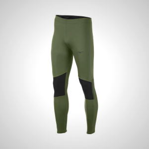 Mizuno Breath Thermo Men's Tights Green/Black 03867-ZTHM