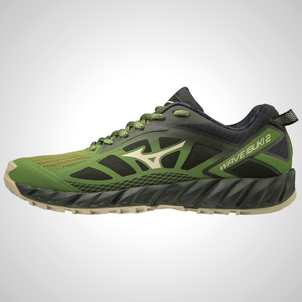 Mizuno WAVE IBUKI 2 Women's Trail Running Shoes Green/Black/Silver | 53780-ZVXH