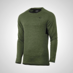 Green Mizuno Alpha Long Sleeve Men's Top | 01639-SONE