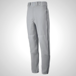 Mizuno Men's Grey/Black Premier Piped Baseball Pants 47321-DQLE