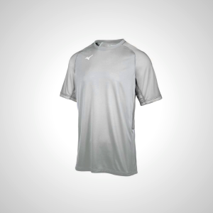 Grey Mizuno Aerolite Crew Baseball Jersey for Men | 68354-ZBKQ
