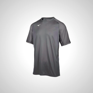 Grey Mizuno Aerolite Crew Baseball Jersey for Men | 81392-CSIW