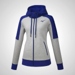 Grey Mizuno Heritage Zip Women's Hoodie | 56820-WZGK