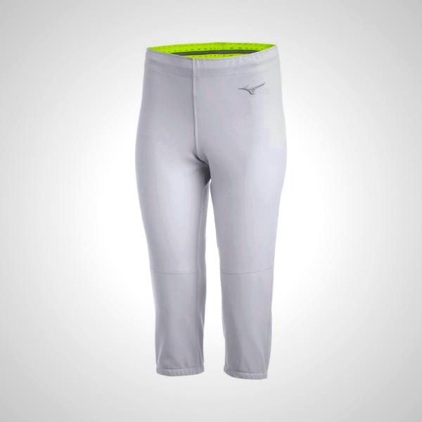 Grey Mizuno Stretch Softball Unbelted Women's Pants | 21478-TGAV