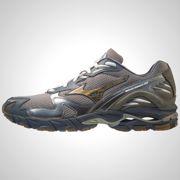 Grey Mizuno Wave Rider 10 Men's Sneakers | 59063-ADWQ