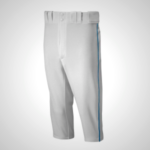 Grey/Navy Mizuno Premier Short Piped Baseball Pants for Men | 96752-XDOU