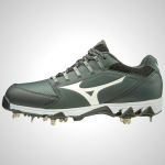 Mizuno 9-Spike Swift 6 Low Metal Softball Cleats Grey/White | 12438-KYSO