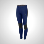 Indigo/Black Mizuno Breath Thermo Women's Tights | 21837-AJTM
